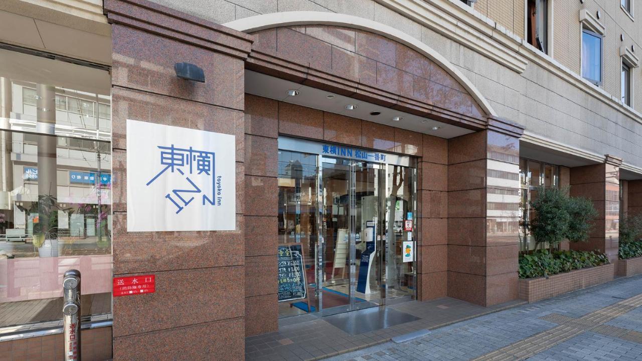 Toyoko Inn Matsuyama Ichibancho Exterior foto